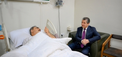 Mesrûr Barzanî ji tenduristiya Hîwa Ehmed Mistefa pirsî