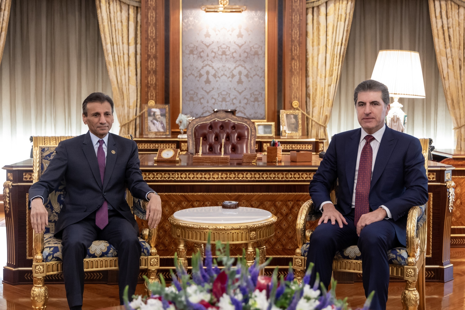 President Nechirvan Barzani meets with Head of UNAMI