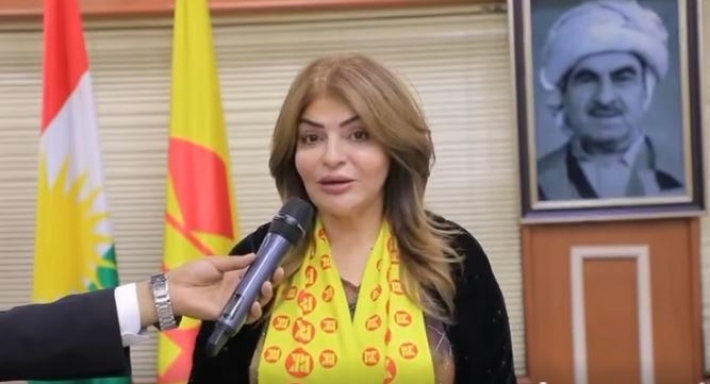 رئيسة القائمة الانتخابية للاتحاد الوطني الكوردستاني تنضم لصفوف الحزب الديمقراطي الكوردستاني