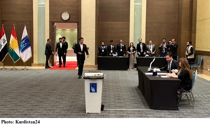 President Nechirvan Barzani Casts Vote, Urges Kurdistan Region to Embrace Electoral 