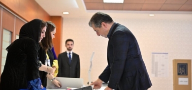 رئيس الحكومة مسرور بارزاني يُدلي بصوته في الانتخابات البرلمانية