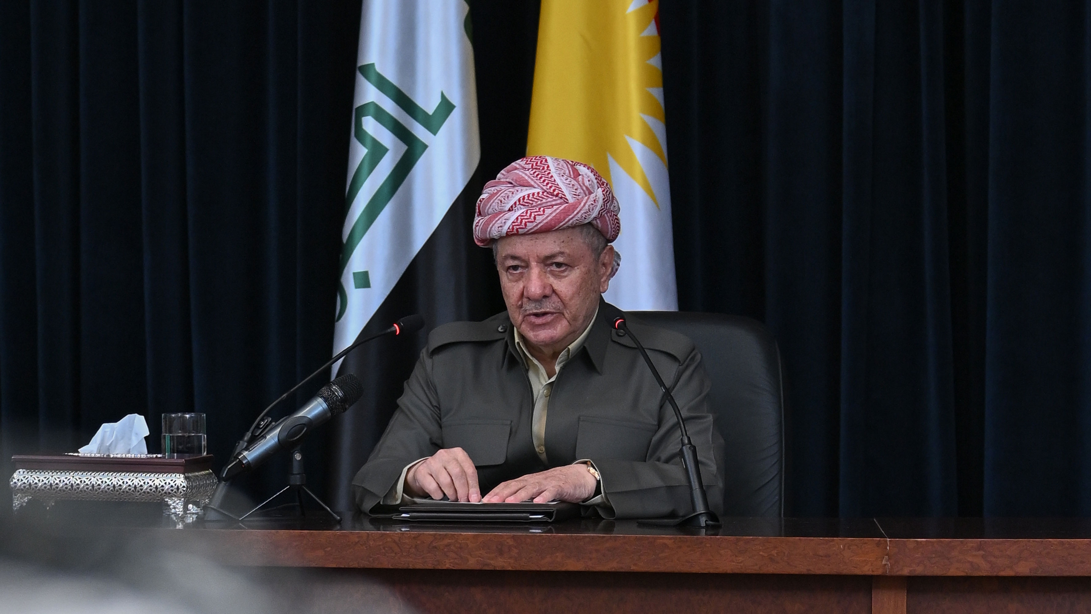 رسالة تعزية من الرئيس بارزاني بوفاة شقيق رئيس جمهورية العراق