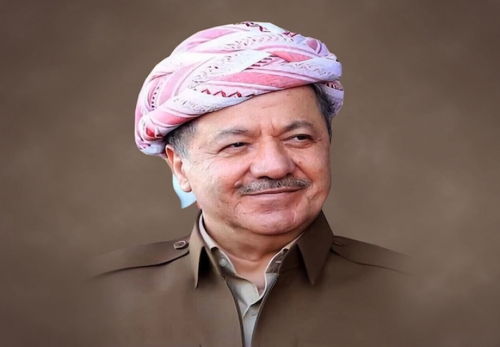 Serok Barzanî, pîrozbahî li xelkê Silêmaniyê kir