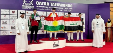 طالب من كوردستان يحصد المركز الأول في بطولة قطر الدولية للتايكواندو