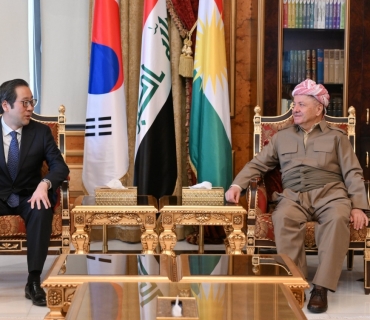 سەرۆک بارزانی : گەلی کوردستان ڕوانگەیەکی زۆر ئەرێنییان بەرانبەر وڵاتی کۆریای باشوور و گەلەکەی هەیە