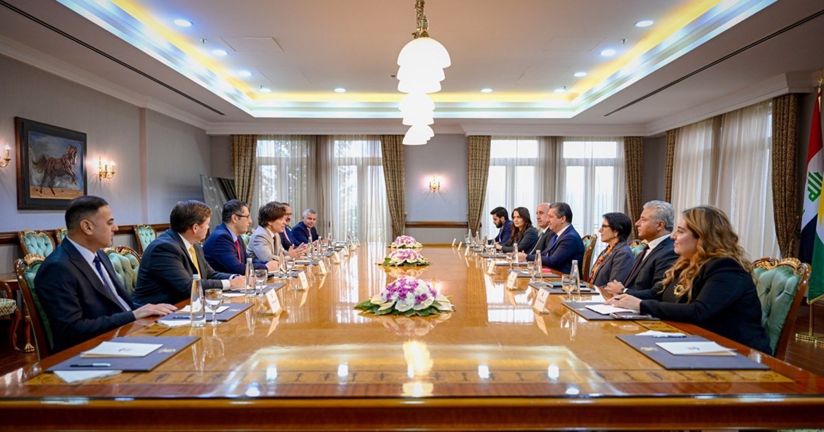 PM Barzani Welcomes USKBC Delegation, Urges Greater American Investment in Kurdistan Region