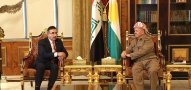 الرئيس بارزاني يستقبل القنصل الأردني الجديد ويؤكد توسيع العلاقات بين أربيل وعمّان