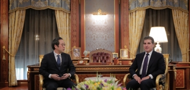 رئيس إقليم كوردستان يبحث مع سفير كوريا الجنوبية الجديد العلاقات الثنائية