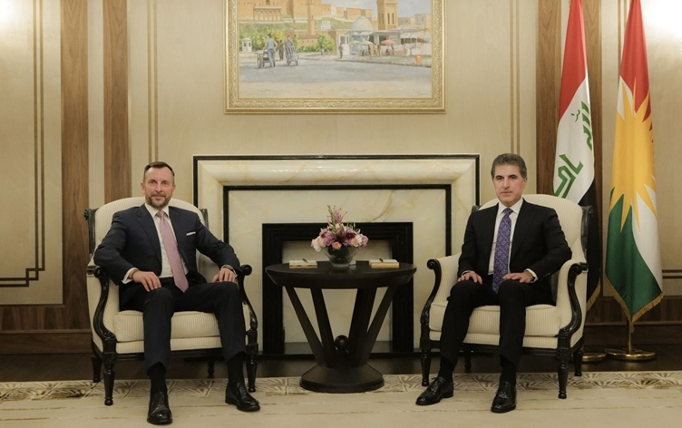 نيجيرفان بارزاني والسفير الإيطالي يأملان ببدء مرحلة جديدة في العراق وإقليم كوردستان