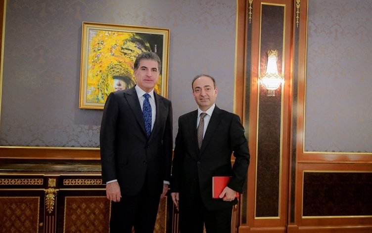 نيجيرفان بارزاني وعثمان بايدمير يبحثان عملية السلام في تركيا