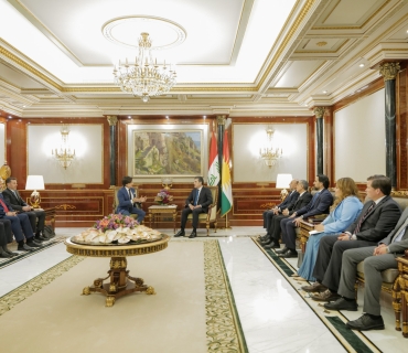 سه‌رۆكى هه‌رێمى كوردستان، پێشوازیی لە شاندێکی ئەنجومەنی بازرگانيی ئەمەریکا ـ کوردستان USKBC کرد.