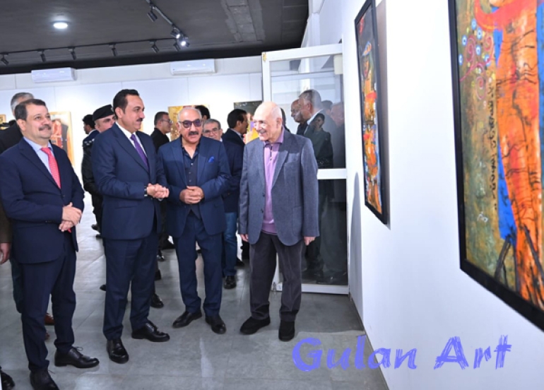 هونەرمەند(دلێر محەمەد شەریف) دەیەمین پێشانگەی تایبەتی شێوەكاریی كردەوە