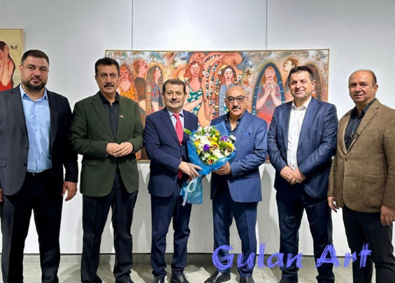 هونەرمەند(دلێر محەمەد شەریف) دەیەمین پێشانگەی تایبەتی شێوەكاریی كردەوە