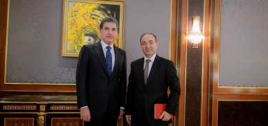 President Nechirvan Barzani receives Osman Baydemir