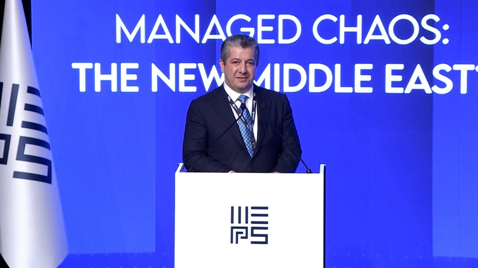 مسرور بارزاني يرحب بالمشاركين في منتدى (MEPS 2025): نأمل أن تكون نتائج وتوصيات هذا المؤتمر أساساً للعمل الميداني