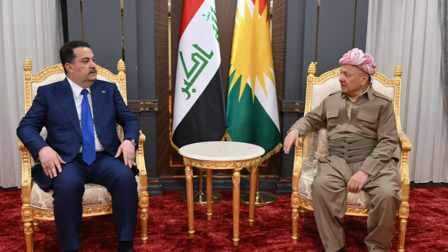 Serok Barzanî û Mihemed Şiya Sûdanî gotûbêj li ser paşeroja Iraqê kirin