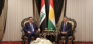 نێچیرڤان بارزانی، سەرۆکی هەرێمی کوردستان، پێشوازیی لە بەڕێز محەمەد شیاع ئه‌لسوودانی، سەرۆکوەزیرانی عێراقی فیدراڵ کرد.