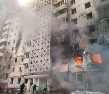 هێرشی ڕووسیا بۆ سەر ئۆکرانیا دەیان کوژراو و برینداری لێکەوتەوە