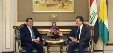 President Nechirvan Barzani meets with General Mazloum Abdi