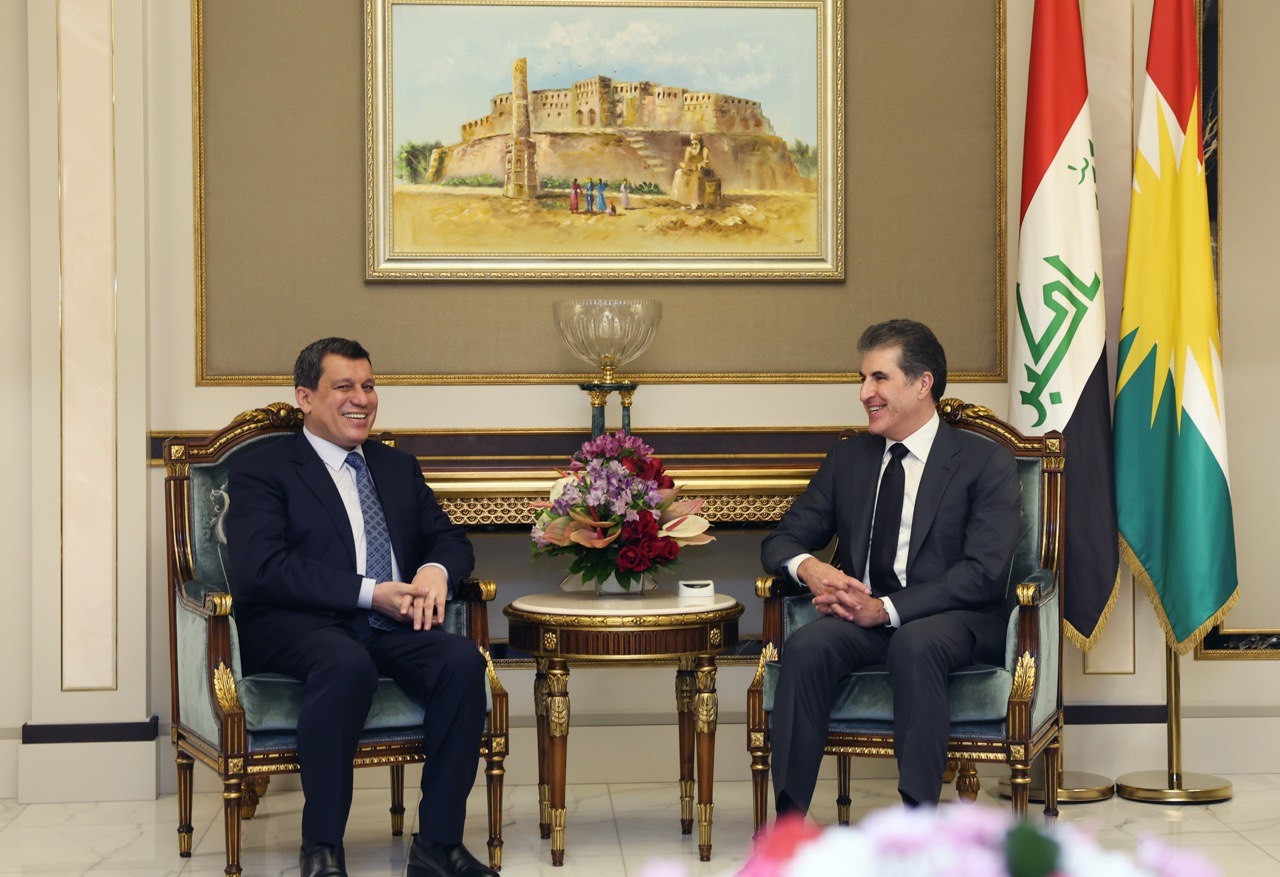 President Nechirvan Barzani meets with General Mazloum Abdi