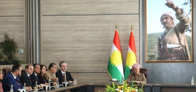 President Barzani Welcomes Delegation from the Kurdish Diaspora Confederation