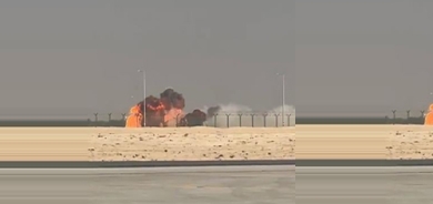 فڕۆکەیەكی جەنگی هیندستان لەکاتی نمایشکردن لە ئاسمانی دوبەی کەوتە خوارەوە