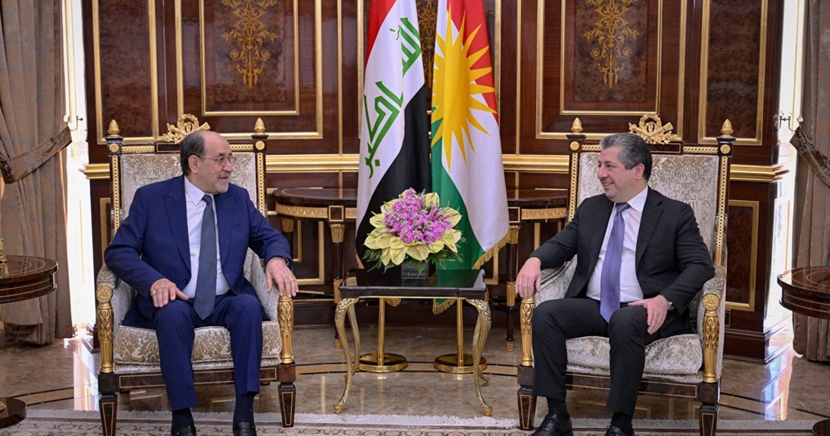 Prime Minister Masrour Barzani Meets President of the State of Law Coalition