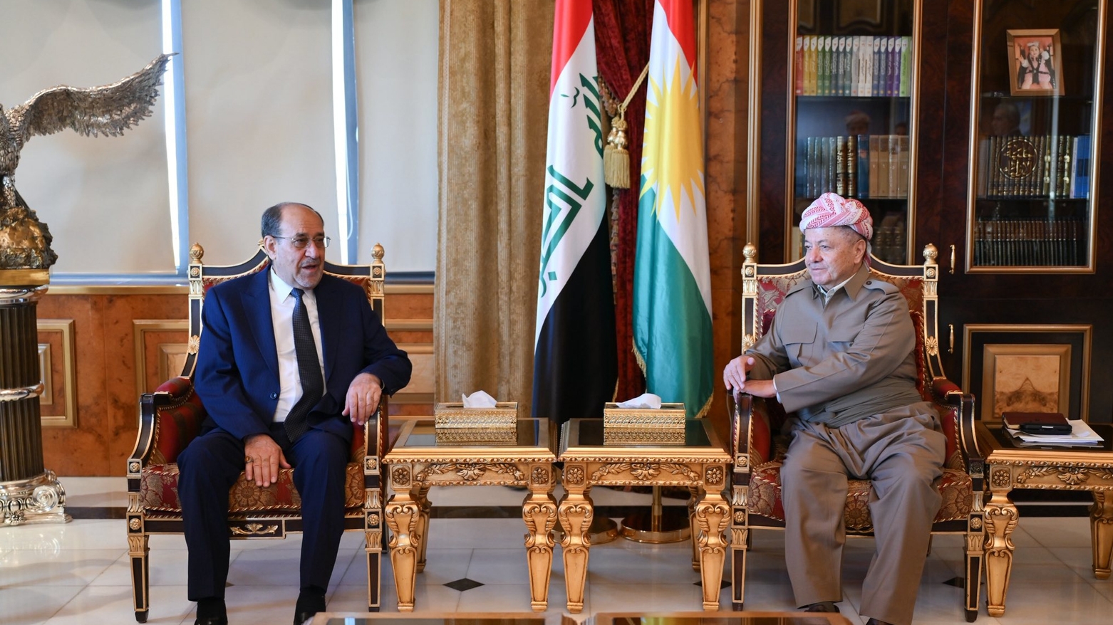 الرئيس بارزاني والمالكي يؤكدان ضرورة توظيف نتائج الانتخابات لخدمة الشعب العراقي