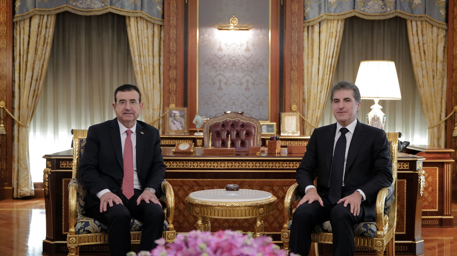 رئيس إقليم كوردستان يستقبل القنصل العام الأردني زياد البطارسة