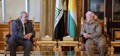 الرئيس بارزاني يستقبل رئيس ائتلاف الوطنية