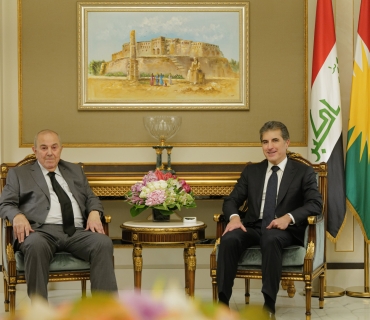 نێچيرڤان بارزانی، سه‌رۆكى هه‌رێمى كوردستان، له‌گه‌ڵ بەڕێز دکتۆر ئەیاد عەللاوی، سەرۆکی بزووتنەوەی ویفاقی نیشتمانیی عێراقی و شاندێکی یاوەری، كۆبووه‌وه‌.