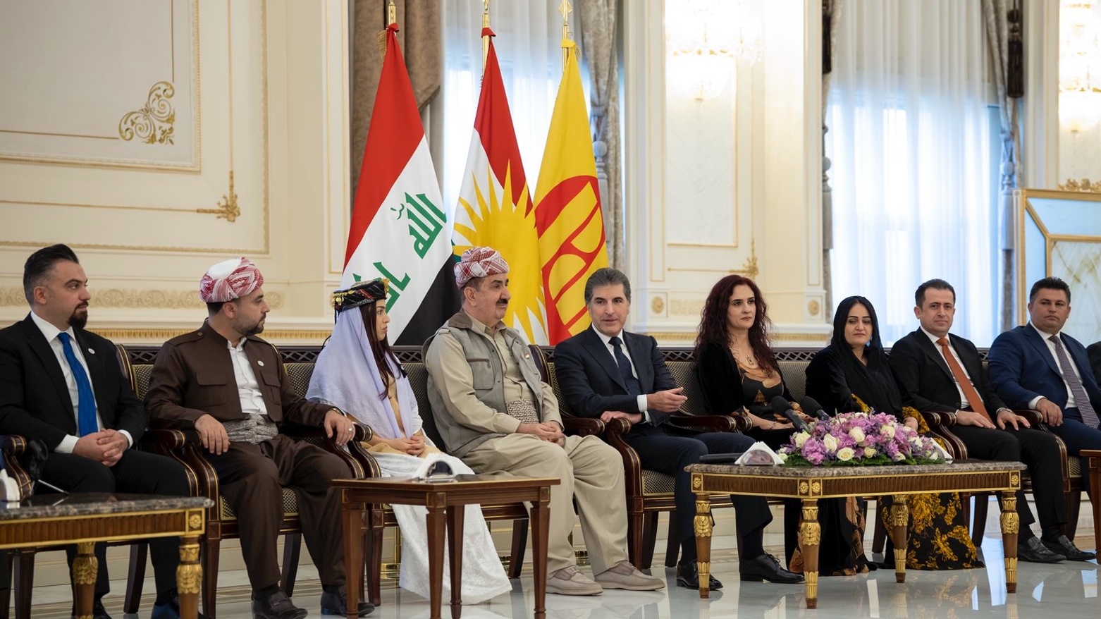 Nêçîrvan Barzanî pêşwaziya mamosta û xwendekarên Peymangeha Pêşxistina Kadroyan kir