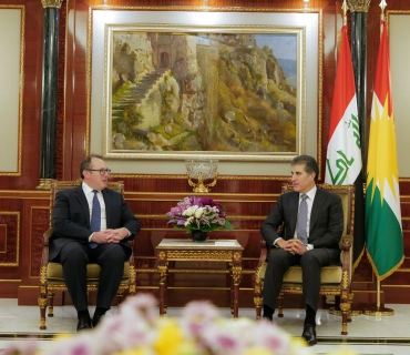 نێچيرڤان بارزانى، سه‌رۆكى هه‌رێمى كوردستان، پێشوازیی له‌ به‌ڕێز جۆشوا هاریس، هەڵسووڕێنەری باڵیۆزخانەی ئەمەریكا لە عێراق و شاندێكى ياوه‌رى كرد.