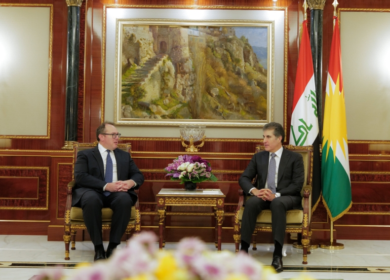 President Nechirvan Barzani Engages Key International Partners on Post-Election Iraq, Bilateral Ties