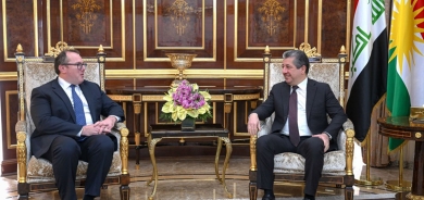 رئيس حكومة إقليم كوردستان يستقبل القائم بأعمال السفارة الأمريكية لدى العراق