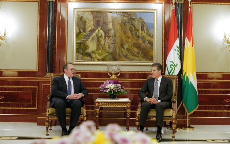 نيجيرفان بارزاني وجوشوا هاريس يبحثان نتائج الانتخابات ومستقبل العملية السياسية في العراق