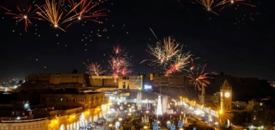 العاصمة أربيل: إحتفالات رأس السنة عند القلعة التاريخية ومهرجان متنوع لأسبوعين