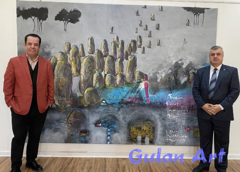 هونەرمەند حەمە هاشم (یادەوەرییەكانی بەرد) دەباتە سلێمانی