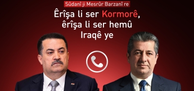 Di peywendiyeke telefonî ya ligel Mesrûr Barzanî de, Sûdanî êrîşa li ser Kormorê şermezar kir