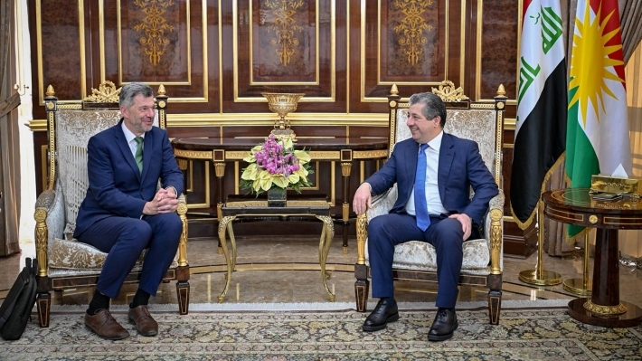 Mesrûr Barzanî û konsulê nû yê Çekê êrîşa li ser Kormor şermezar kirin