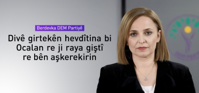 Ayşegul Dogan: Hevdîtina bi Ocalan re dê pêvajoyê bipêş bixe