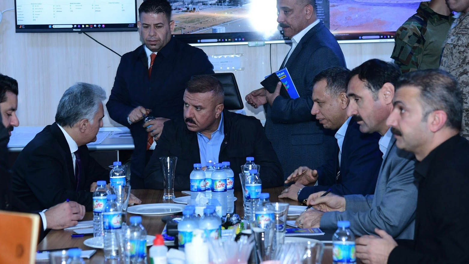 Wezîrên Navxwe yên Herêma Kurdistanê û Iraqê li Kêlgeha Kormorê civiyan