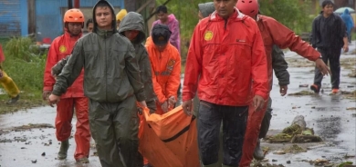 ژمارەی قوربانییانی لافاو لە ئەندەنوسیا بۆ ١٧٤ کەس بەرزبووەوە