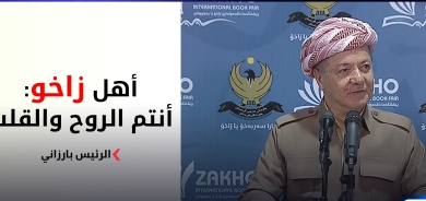 الرئيس بارزاني لـ أهل زاخو: أنتم الروح والقلب