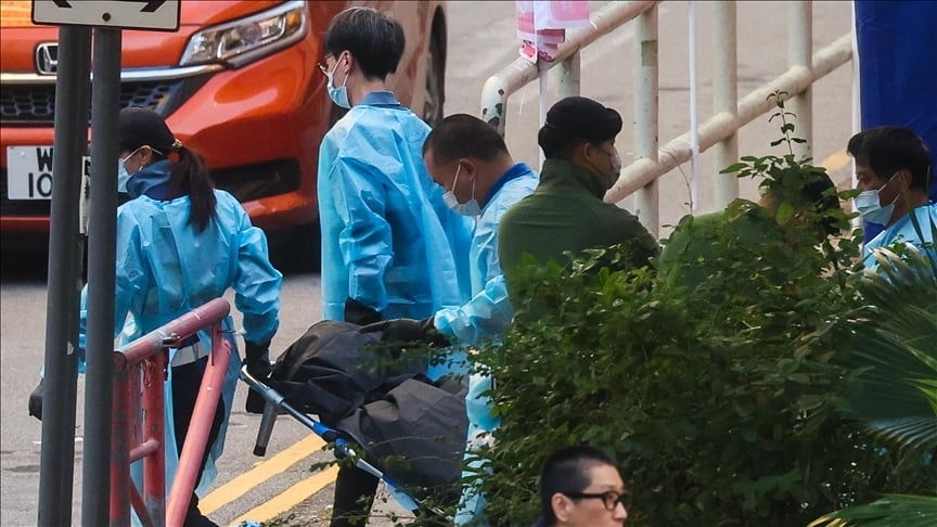 ژمارەی گیانلەدەستدان بەهۆی ئاگرکەوتنەوە لە هۆنگ کۆنگ بۆ ١٤٦ کەس بەرزبووەوە