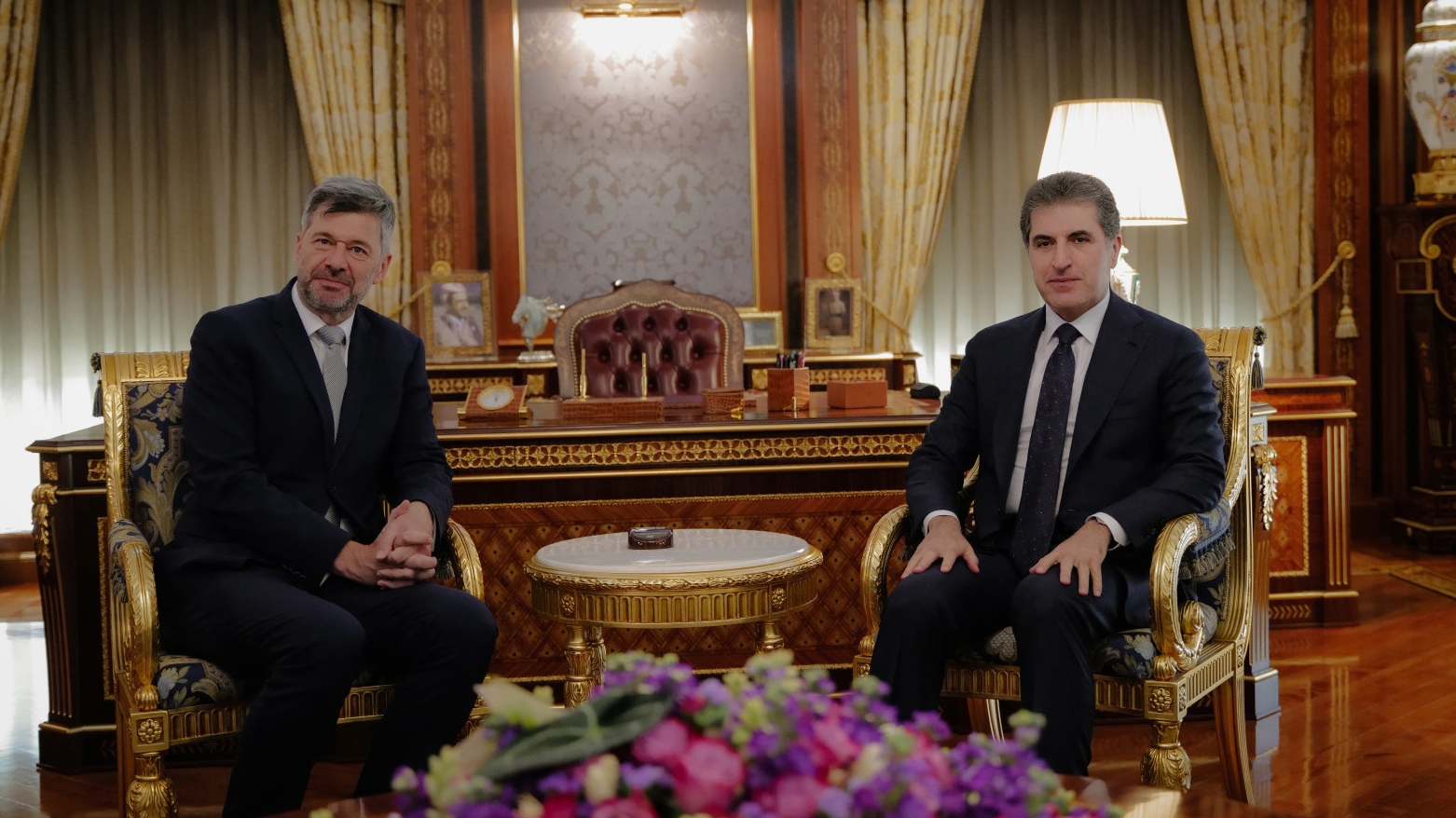 Nêçîrvan Barzanî û Konsulê nû yê Çîkê çend pirs nîqaş kirin