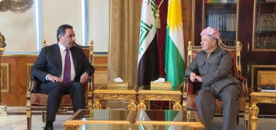 ســـەرۆك بارزانی پێشوازی لە سەرۆکی حزبی تەشریع و ئەمینداری گشتی هاوپەیمانیتی تەشریعی نیشتیمانی عێراق دەکات