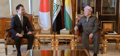 الرئيس بارزاني يستقبل وفداً يابانياً