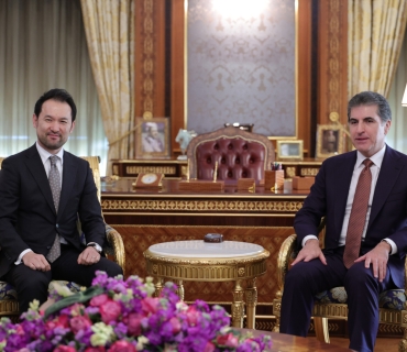 سه‌رۆكى هه‌رێمى كوردستان، پێشوازيى له‌ شاندێكى وه‌زاره‌تى ده‌ره‌وه‌ى ژاپۆن به‌ سه‌رۆكايه‌تيى به‌ڕێز ماساميچى سوگايا، به‌ڕێوه‌به‌رى كاروبارى ڕۆژهه‌ڵاتى ناوه‌ڕاست، كرد