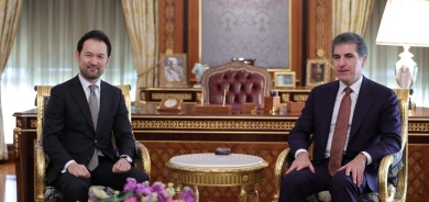 سه‌رۆكى هه‌رێمى كوردستان، پێشوازيى له‌ شاندێكى وه‌زاره‌تى ده‌ره‌وه‌ى ژاپۆن به‌ سه‌رۆكايه‌تيى به‌ڕێز ماساميچى سوگايا، به‌ڕێوه‌به‌رى كاروبارى ڕۆژهه‌ڵاتى ناوه‌ڕاست، كرد